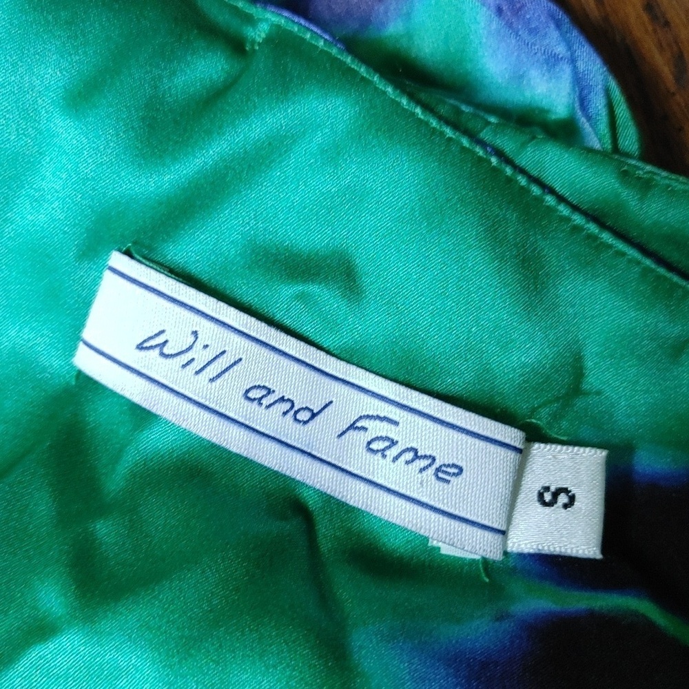 Will and Fame Sampled out Silk Dress Sz S - Picture 12 of 16